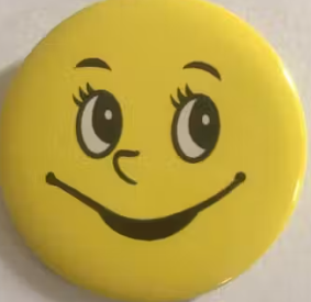 Classic Cute Smiley Face Pin Badge | Type 2