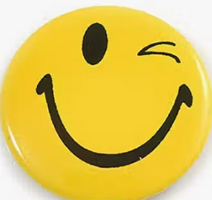 Classic Cute Smiley Face Pin Badge | Type 1